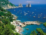 Amalfi Coast - Isle of Capri, Island of Paradise surrounded by the mediterranen blue and rugged terrains